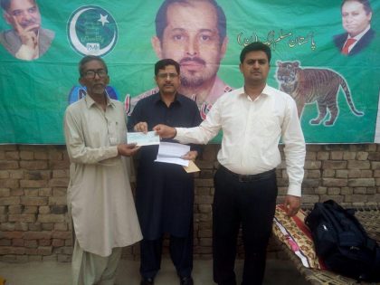 Distribution of Financial Assistance Cheques Murree Brewery