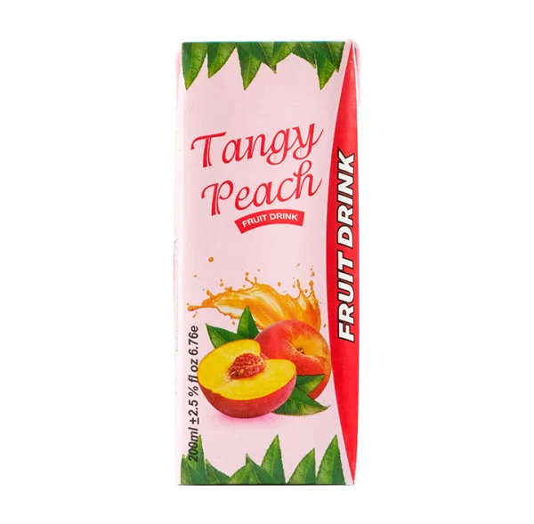 Tops Tangy Peach Fruit Drink 200 ml