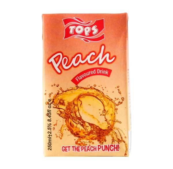 Tops Peach Flavored Drink 250 ML