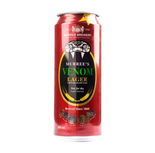 Murree's Venom Lager Can (12% ABV)